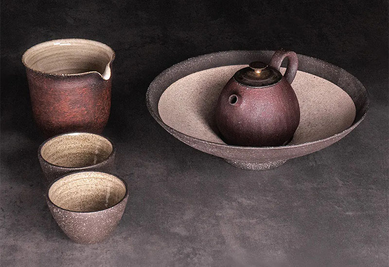 無我系列 - 赤岩月梨茶器套組